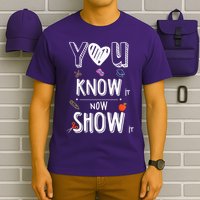 Testing Motivation Student Teacher You Know It Now Show It T-Shirt