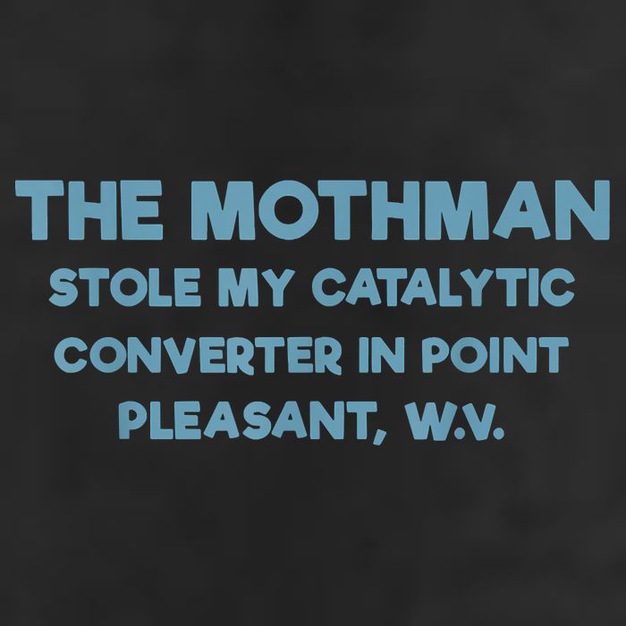 The Mothman Stole My Catalytic Converter In Point Pleasant Microfiber Hand Towel