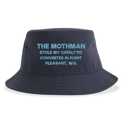 The Mothman Stole My Catalytic Converter In Point Pleasant Sustainable Bucket Hat