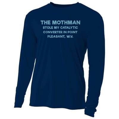 The Mothman Stole My Catalytic Converter In Point Pleasant Cooling Performance Long Sleeve Crew