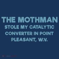 The Mothman Stole My Catalytic Converter In Point Pleasant Toddler Sweatshirt