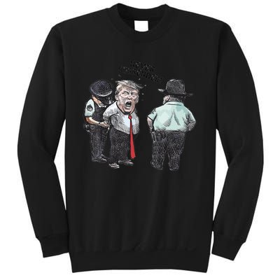 Trump Mug Shot Donald Trump Mug Shot Never Surrender Sweatshirt