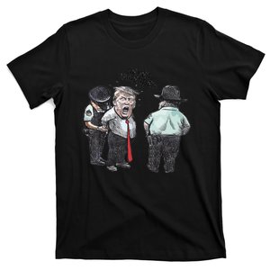 Trump Mug Shot Donald Trump Mug Shot Never Surrender T-Shirt