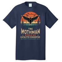 The Mothman Stole My Catalytic Converter In Point Vintage Tall T-Shirt