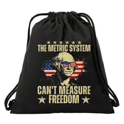 The Metric System CanT Measure Freedom Drawstring Bag