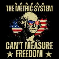 The Metric System CanT Measure Freedom Drawstring Bag