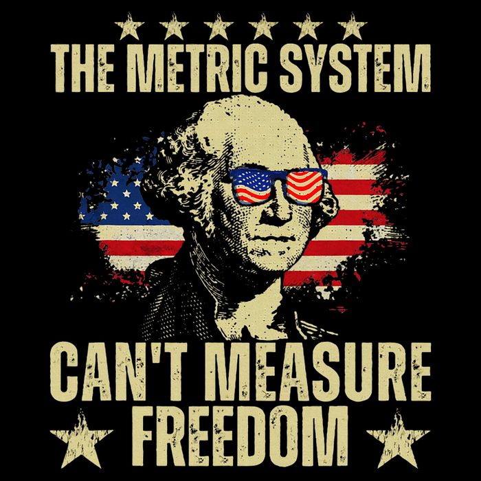 The Metric System CanT Measure Freedom Drawstring Bag