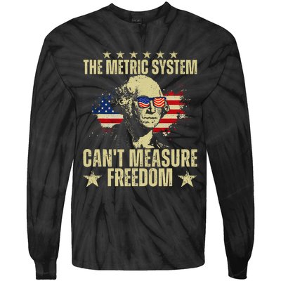 The Metric System CanT Measure Freedom Tie-Dye Long Sleeve Shirt