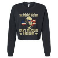 The Metric System CanT Measure Freedom Cropped Pullover Crew