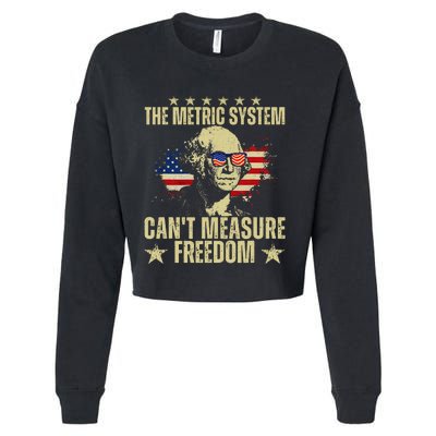 The Metric System CanT Measure Freedom Cropped Pullover Crew