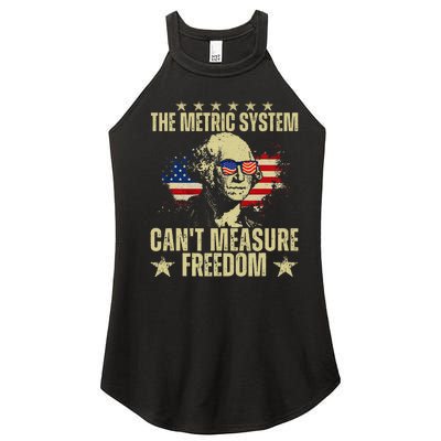 The Metric System CanT Measure Freedom Women's Perfect Tri Rocker Tank