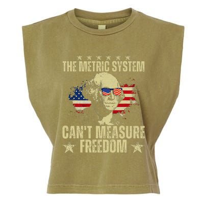 The Metric System CanT Measure Freedom Garment-Dyed Women's Muscle Tee