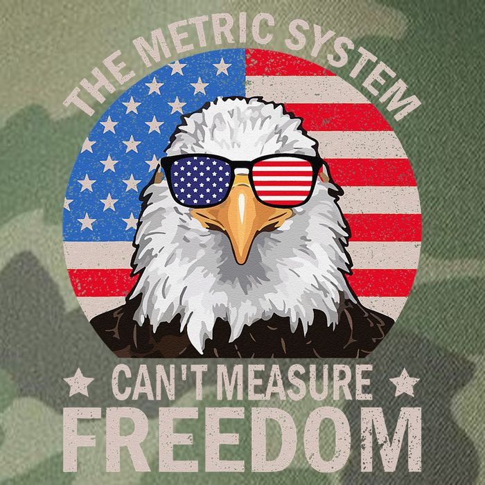 The Metric System CanT Measure Freedom Eagle 4th Of July Legacy Tie Dye Trucker Hat