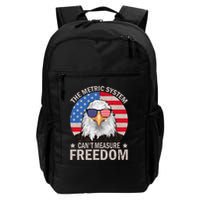 The Metric System CanT Measure Freedom Eagle 4th Of July Backpack