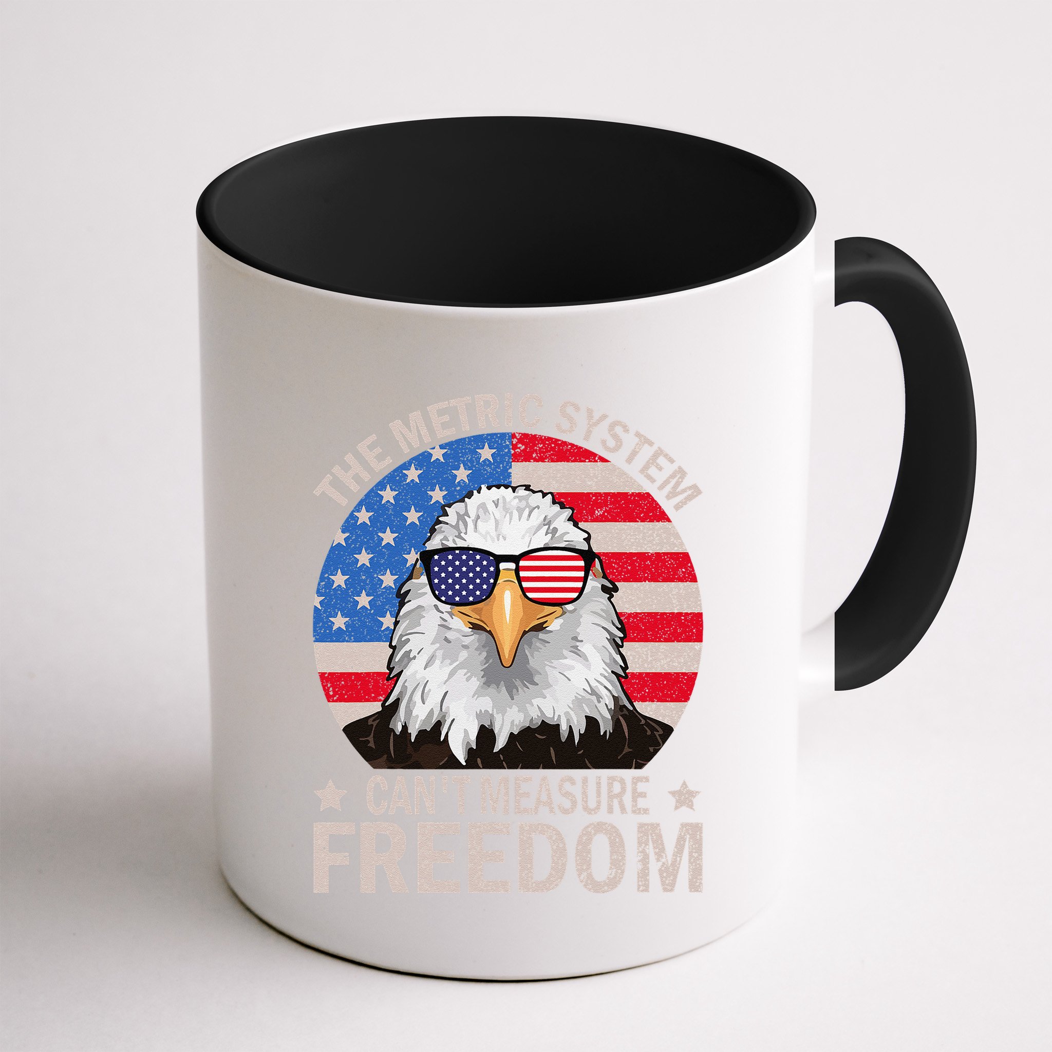 The Metric System CanT Measure Freedom Eagle 4th Of July Mug