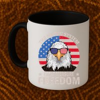 The Metric System CanT Measure Freedom Eagle 4th Of July Mug
