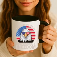 The Metric System CanT Measure Freedom Eagle 4th Of July Mug