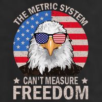 The Metric System CanT Measure Freedom Eagle 4th Of July 11oz C Handle Ceramic Mug