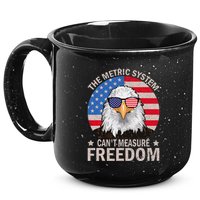 The Metric System CanT Measure Freedom Eagle 4th Of July 15oz Campfire Ceramic Mug