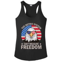The Metric System CanT Measure Freedom Eagle 4th Of July Ladies PosiCharge Competitor Racerback Tank