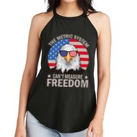 The Metric System CanT Measure Freedom Eagle 4th Of July Women's Perfect Tri Rocker Tank