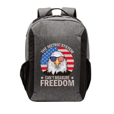 The Metric System CanT Measure Freedom Eagle 4th Of July Vector Backpack