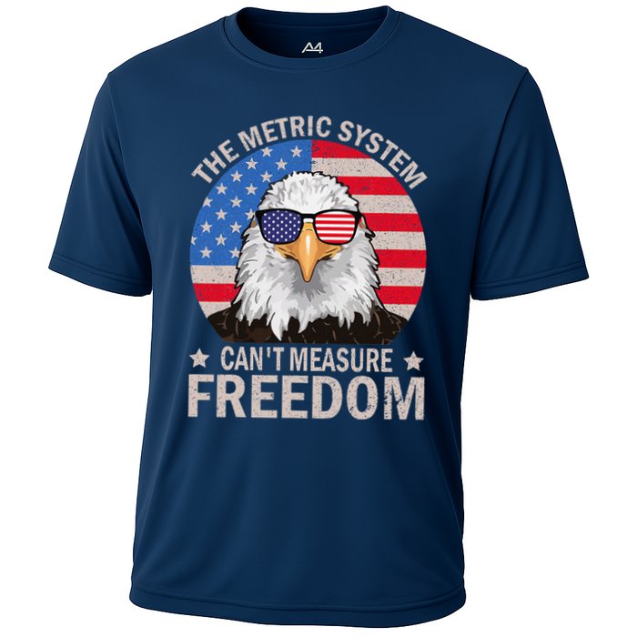 The Metric System CanT Measure Freedom Eagle 4th Of July Performance Shirt