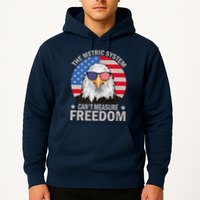 The Metric System CanT Measure Freedom Eagle 4th Of July Hoodie