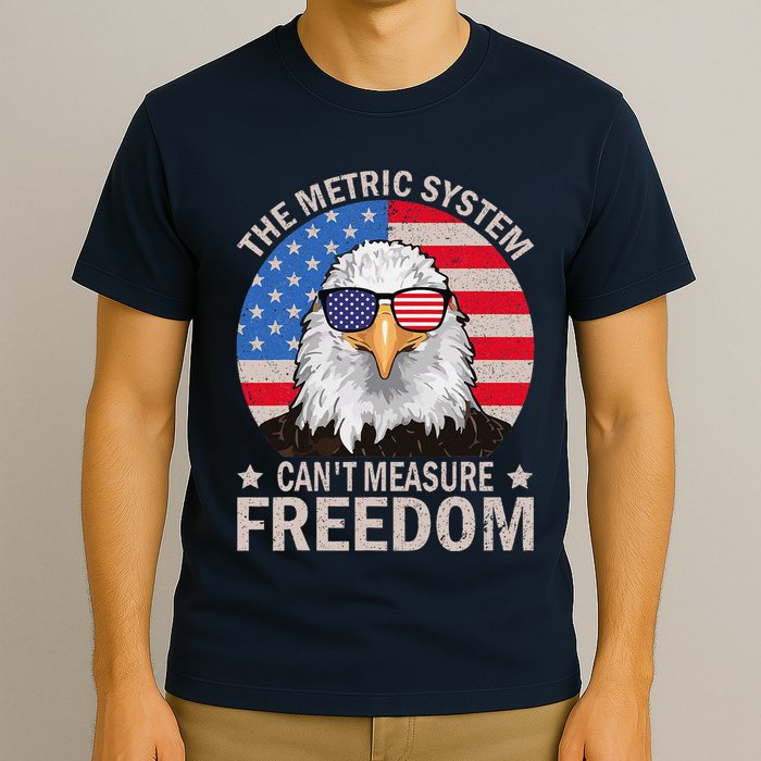 The Metric System CanT Measure Freedom Eagle 4th Of July T-Shirt