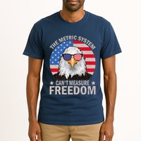 The Metric System CanT Measure Freedom Eagle 4th Of July Tall T-Shirt