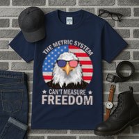 The Metric System CanT Measure Freedom Eagle 4th Of July Tall T-Shirt