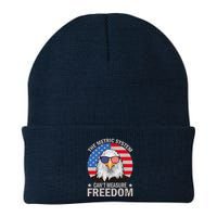 The Metric System CanT Measure Freedom Eagle 4th Of July Beanie