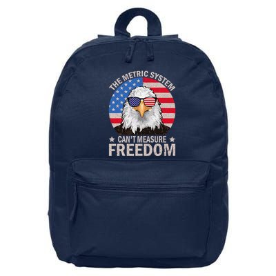 The Metric System CanT Measure Freedom Eagle 4th Of July 16 in Basic Backpack