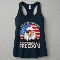 The Metric System CanT Measure Freedom Eagle 4th Of July Womens Tank Top