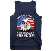 The Metric System CanT Measure Freedom Eagle 4th Of July Tank Top