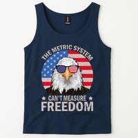 The Metric System CanT Measure Freedom Eagle 4th Of July Tank Top