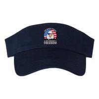 The Metric System CanT Measure Freedom Eagle 4th Of July Visor