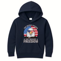 The Metric System CanT Measure Freedom Eagle 4th Of July Kids Hoodie