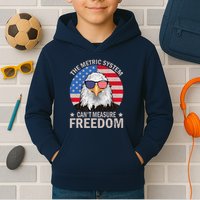 The Metric System CanT Measure Freedom Eagle 4th Of July Kids Hoodie