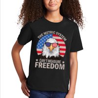 The Metric System CanT Measure Freedom Eagle 4th Of July Kids T-Shirt