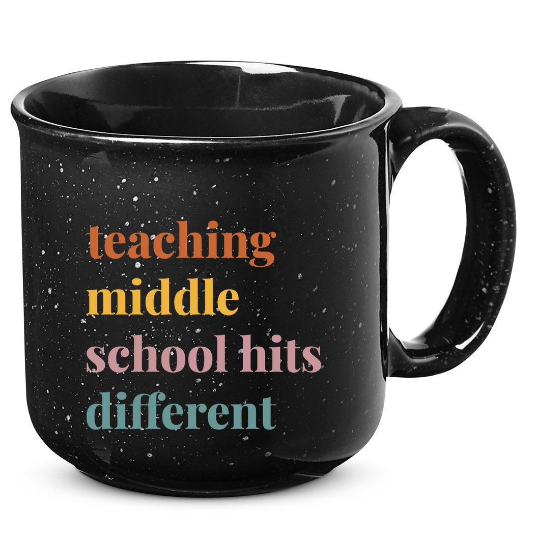 Teaching Middle School Hits Different 15oz Campfire Ceramic Mug