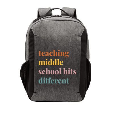 Teaching Middle School Hits Different Vector Backpack