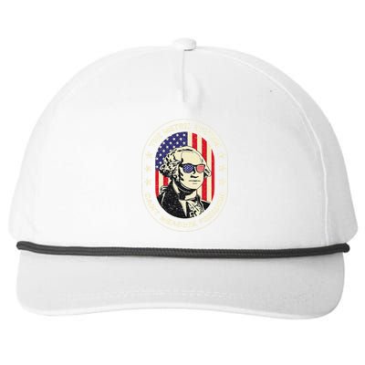 The Metric System CanT Measure Freedom Eagle Usa Flag Meme Snapback Five-Panel Rope Hat