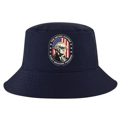 The Metric System CanT Measure Freedom Eagle Usa Flag Meme Cool Comfort Performance Bucket Hat