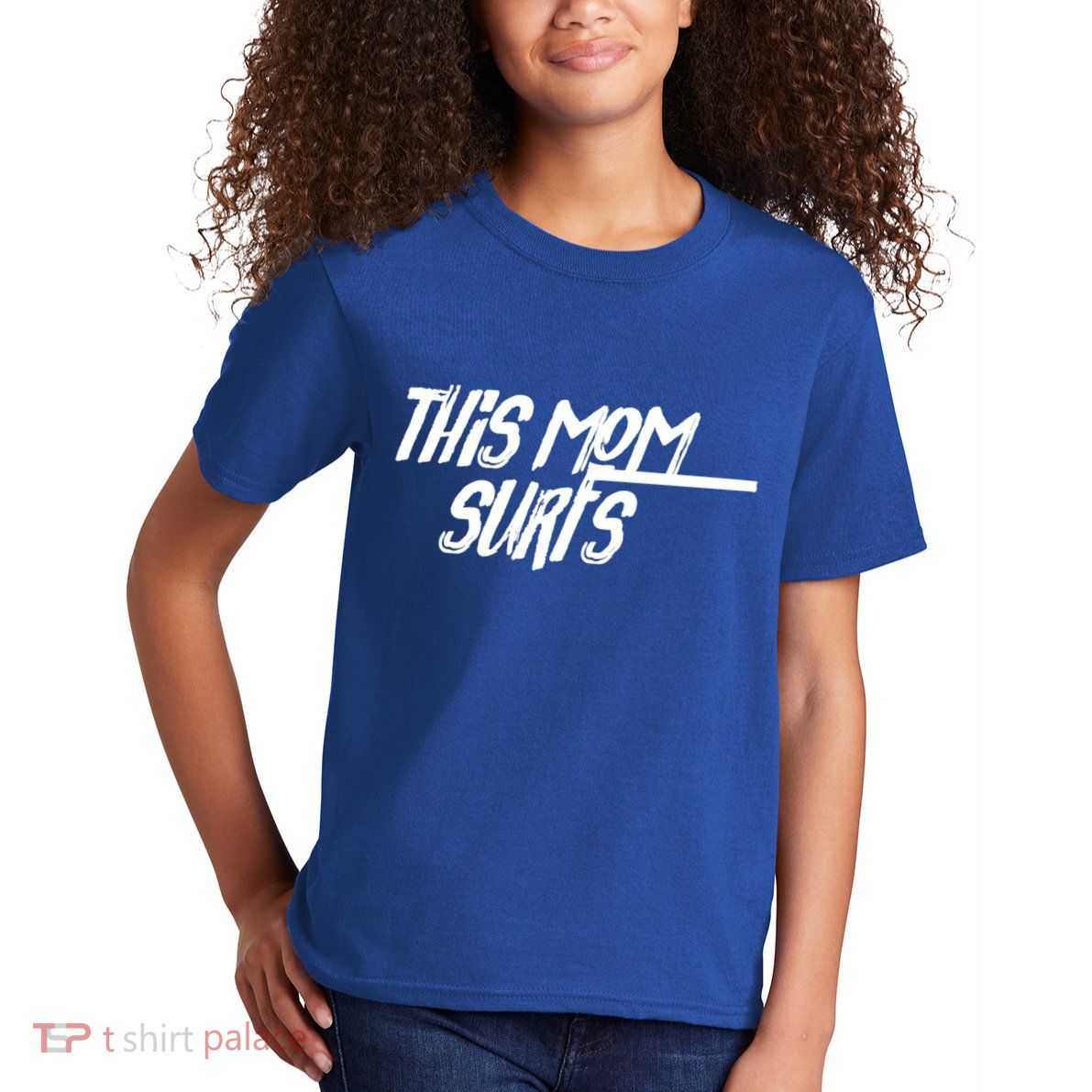 This Mom Surfs Female Surfer Surfing Surfer Meaningful Gift Kids T-Shirt