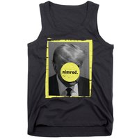 Trump Mug Shot Never Surrender Green Nimrod Trump Day Tank Top