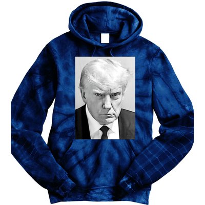 Trump Mug Shot Donald Trump Mug Shot Tie Dye Hoodie