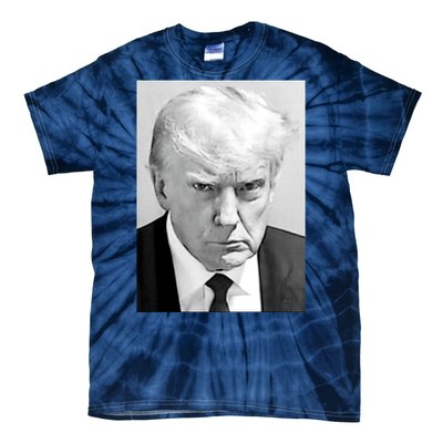 Trump Mug Shot Donald Trump Mug Shot Tie-Dye T-Shirt