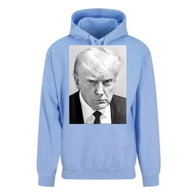 Trump Mug Shot Donald Trump Mug Shot Unisex Surf Hoodie