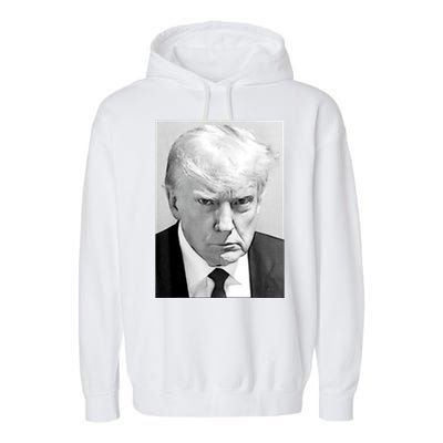 Trump Mug Shot Donald Trump Mug Shot Garment-Dyed Fleece Hoodie